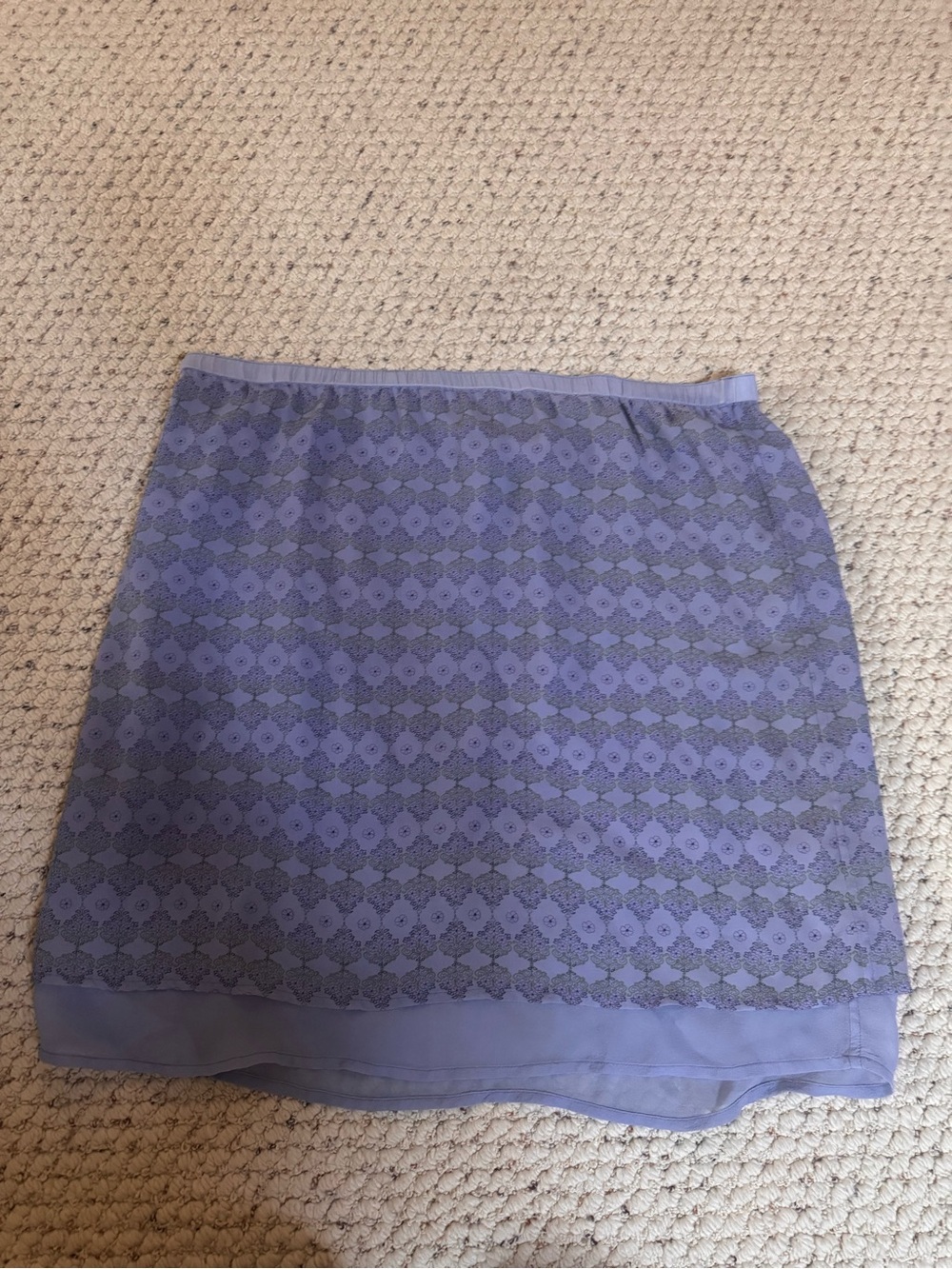 Vintage 90’s Sweet Ruffle by Kiko Lilac Silk Mini Skirt